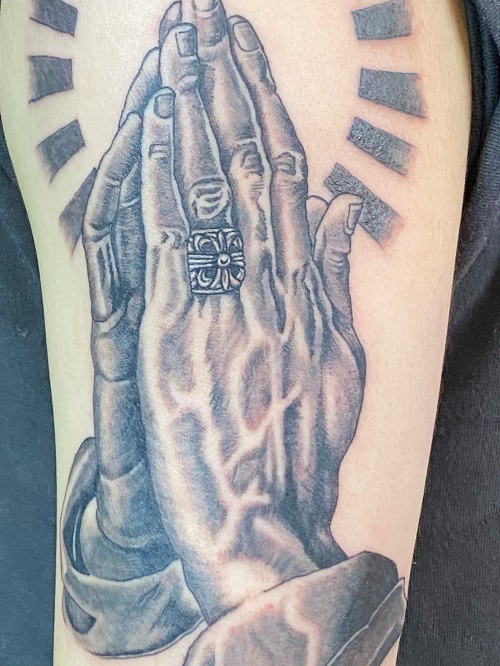 祈りの手・リング